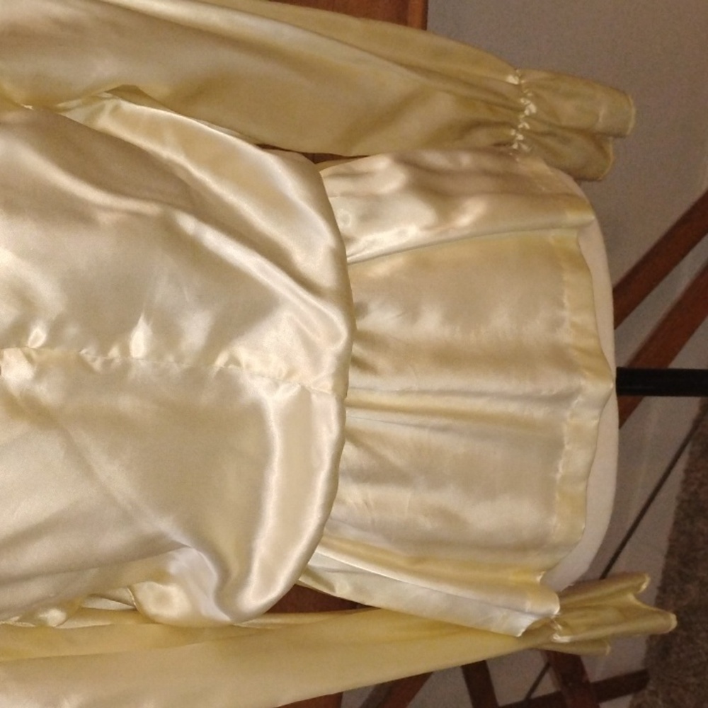 Vintage Rag Muffins San Francisco Boho Cottagecore Top W/Embroidery & Satin - Picture 8 of 9